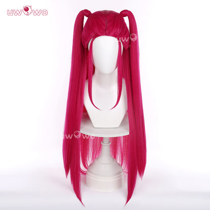 Uwowo Kpop Huntrix Cosplay Wig Long Rose Hair