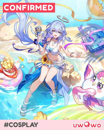 CONFIRMED Uwowo Honkai: Star Rail Robin Summeretto Swimsuit Cosplay Costume