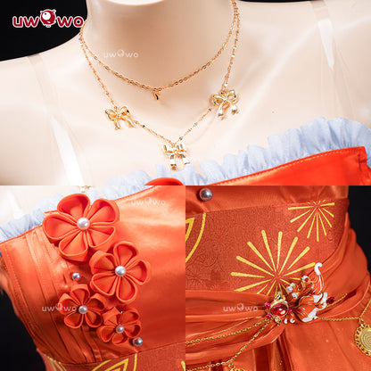 MAY PRESALE Uwowo Genshin Impact Yoimiya Resplendent Feast Gown Cosplay Costume