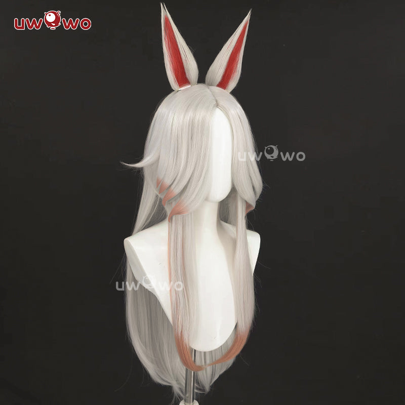 【Pre-sale】Uwowo League of Legends/LOL: Immortalized Legend Ahri Cosplay Long Light Brown Hair With Ears