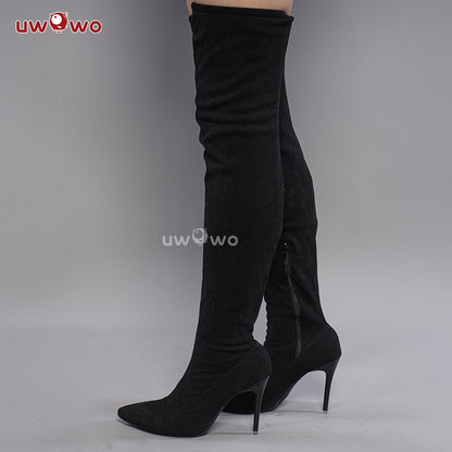 Uwowo Nier: Automata 2B Reincarnation Alternate Battler Outfit Cosplay Shoes Boots