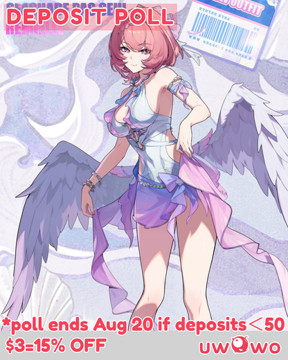 Uwowo Deposit Poll - Remielle Swimsuit Seashade Pas Seul Zenless Zone Zero/ZZZ Cosplay Costume