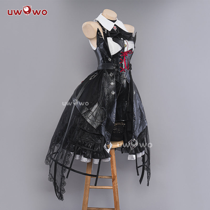 Uwowo Fanarts Gothic Witch V singer Halloween Cosplay Costume