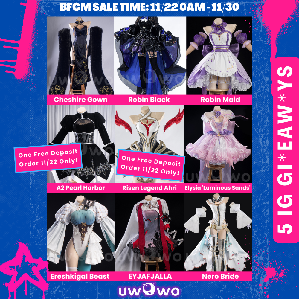 【Event Details】Uwowo Black Friday Cyber Monday BFCM Sale 2024