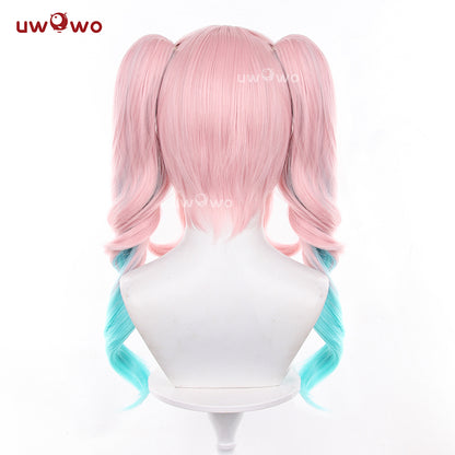 【Pre-sale】Uwowo Game Honkai: Star Rail Hyacine Cosplay Wig Long Light Pink Hair