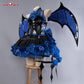 【In Stock】Uwowo Genshin Impact Fanart Furina Focalors Black Devil Lolita Dress Cosplay Costume