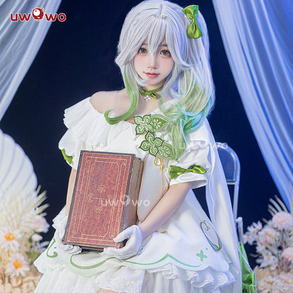 【Clearance Sale】[Last Batch]【In Stock】Exclusive Uwowo Genshin Impact Fanart Nahida Little Witch Halloween Cosplay Costume