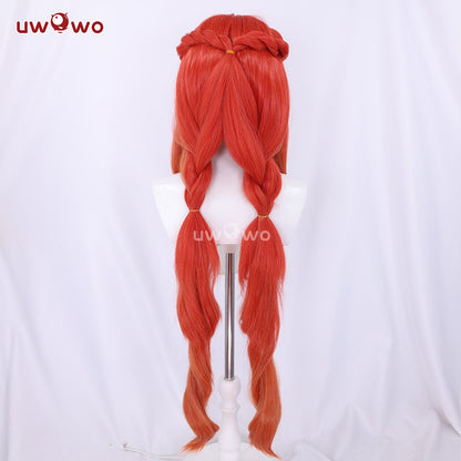 Uwowo Genshin Impact Nilou New Skin Breeze of Sabaa Cosplay Wig Long Red Hair