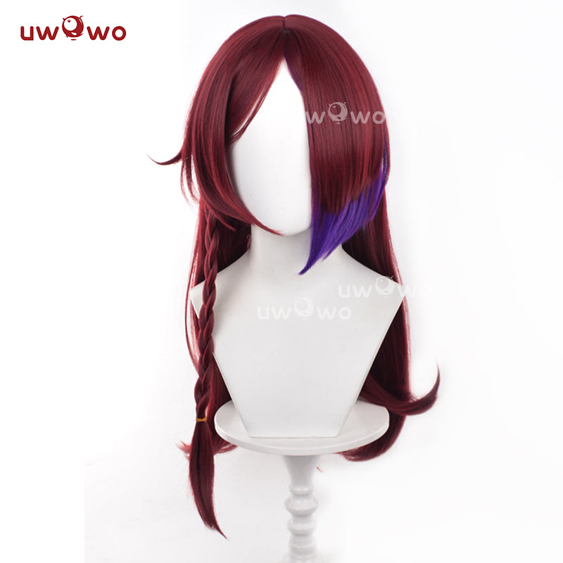 【Pre-sale】Uwowo Game Genshin Impact Chasca Wig Long Wine Hair