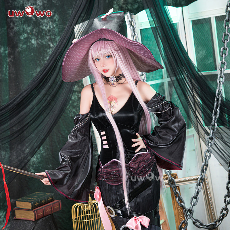 [Last Batch]【In Stock】Uwowo V Singer Rascal Collab Witch Gothic Halloween Cosplay Costume