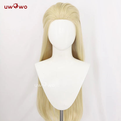 Uwowo Game Coven Cosplay Wig Long Yellow Hair