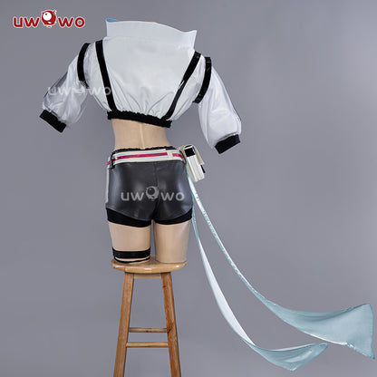 【Clearance Sale】[Last Batch]【In Stock】Uwowo Genshin Impact Fanart Racing Lumine Traveler Casual Outfit Cosplay Costume