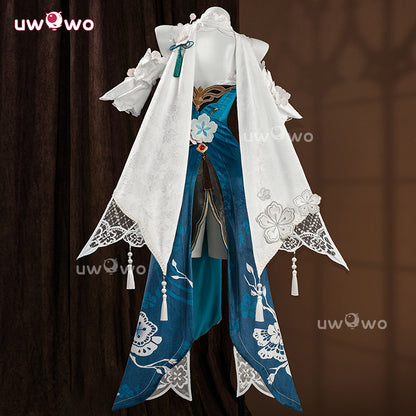Uwowo Collab Series: Premium Ruan Mei Honkai Star Rail Plumblossom Letter Qipao Cosplay Costume XS-2XL