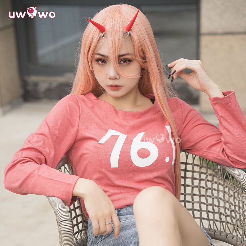 Uwowo Manga Anime Cosplay Power Casual T Shirt Cosplay Costume