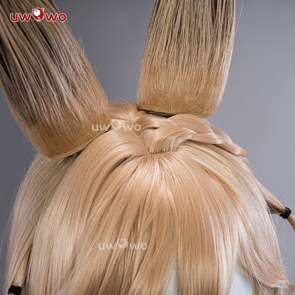 Uwowo Game Genshin Impact Kaveh Cosplay Wig Middle Yellow Hair