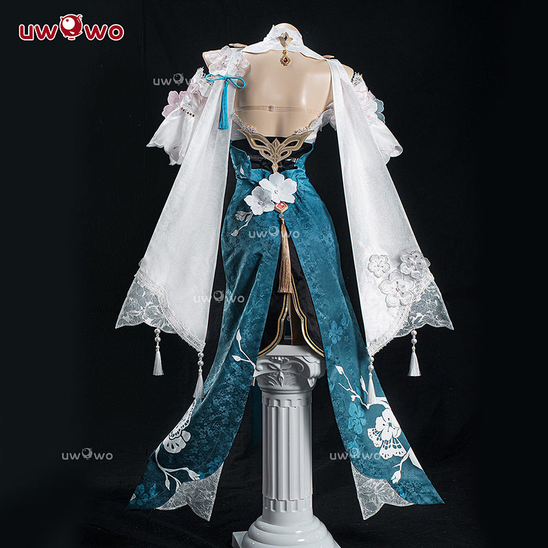 APR PRESALE Uwowo Honkai Star Rail Ruan Mei RuanMei Plumblossom Letter Qipao New Skin Cosplay Costume