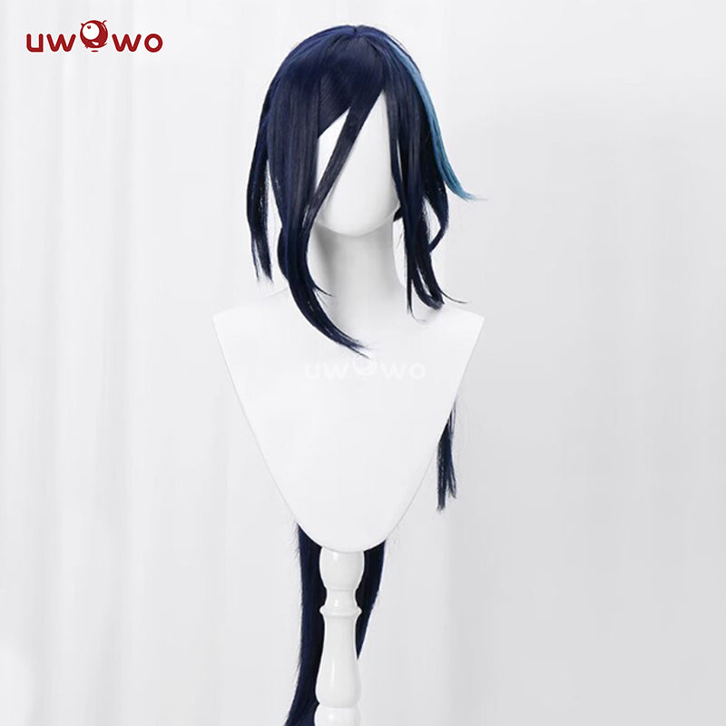 Uwowo Game Genshin Impact Fontaine Clorinde Wig Long Dark Blue Hair