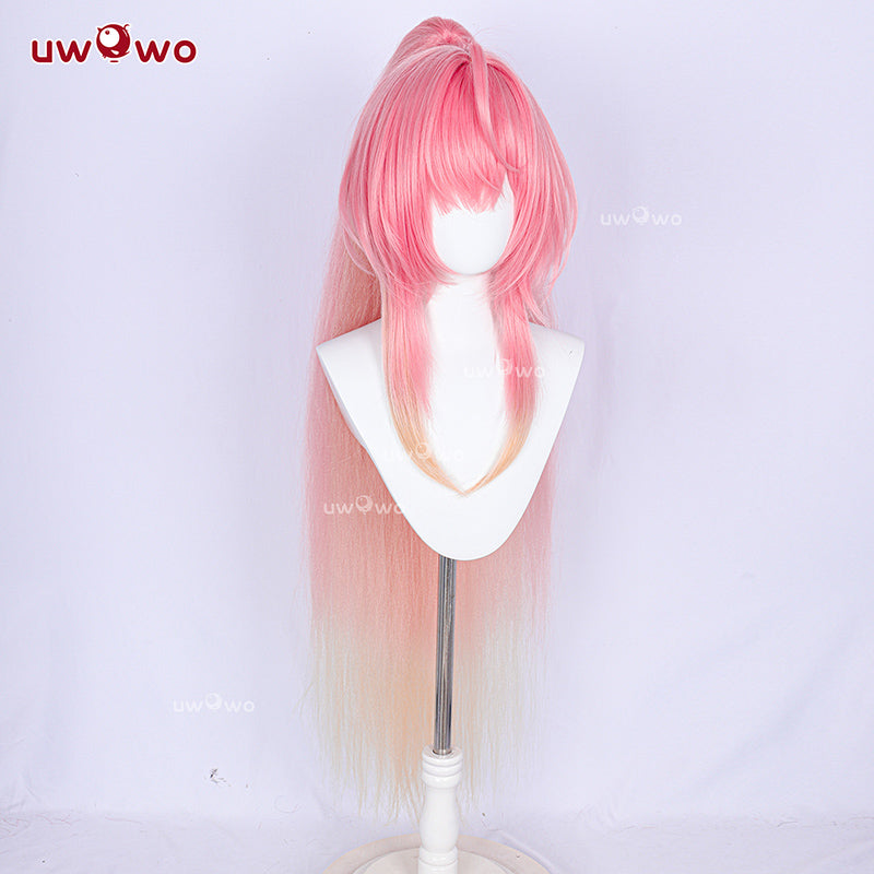 Uwowo Game Wuthering Waves WuWa Aemeath Cosplay Wig Long Pink Hair