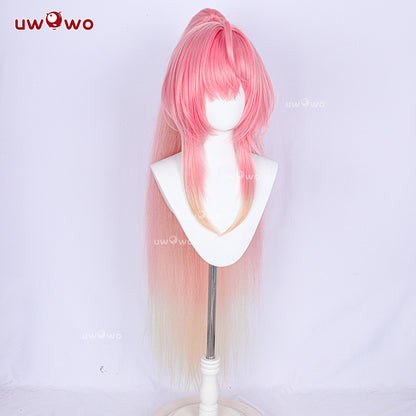 Uwowo Game Wuthering Waves WuWa Aemeath Cosplay Wig Long Pink Hair