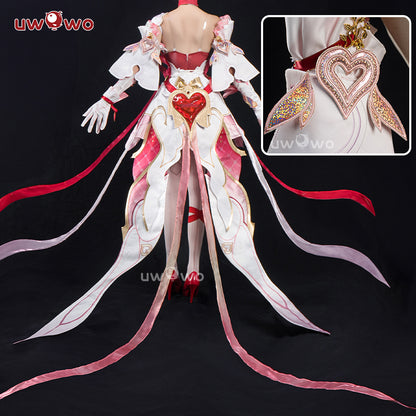 INSTOCK S-3XL Uwowo Honkai Impact 3: Elysia New Battlesuit "Hi♪ Love Elf" Cosplay Costume S-3XL