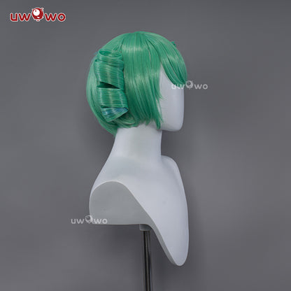 Uwowo Game Crystal Rose Wild Cosplay Wig High Quality Light Green Hair