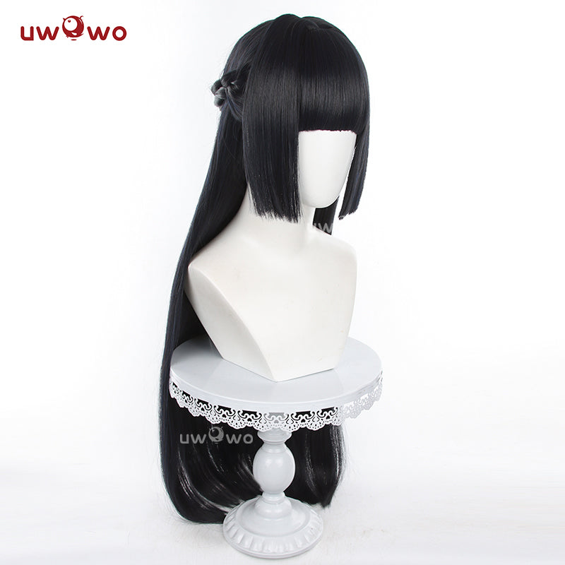 Uwowo Game Zenless Zone Zero/ZZZ Hoshimi Miyabi Cosplay Wig Long Black Hair