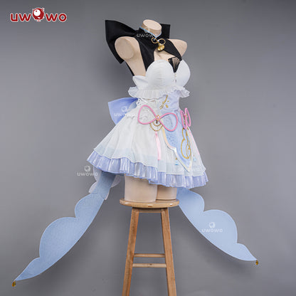 [Last Batch]【In Stock】Uwowo Genshin Impact Fanart Ganyu Little Witch Halloween Cosplay Costume
