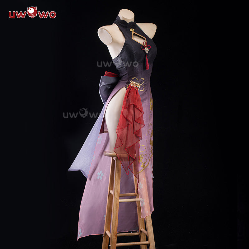 [Last Batch]【In Stock】Uwowo Genshin Impact Fanart Yae Miko Chinese Dress Qipao Cosplay Costume