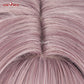 Uwowo Game Honkai: Star Rail Cosplay Herta Cosplay Wig Long Gray and Pink Hair