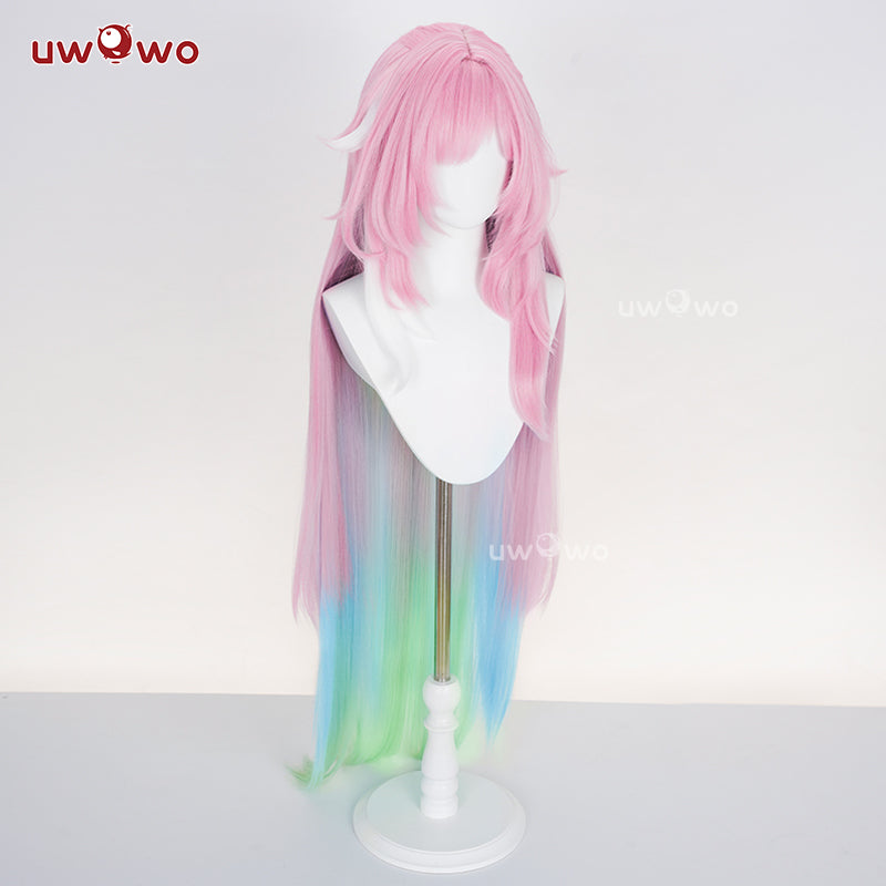 Uwowo Honkai Star Rail HSR Cyrene Cosplay Wig Long Pink Hair