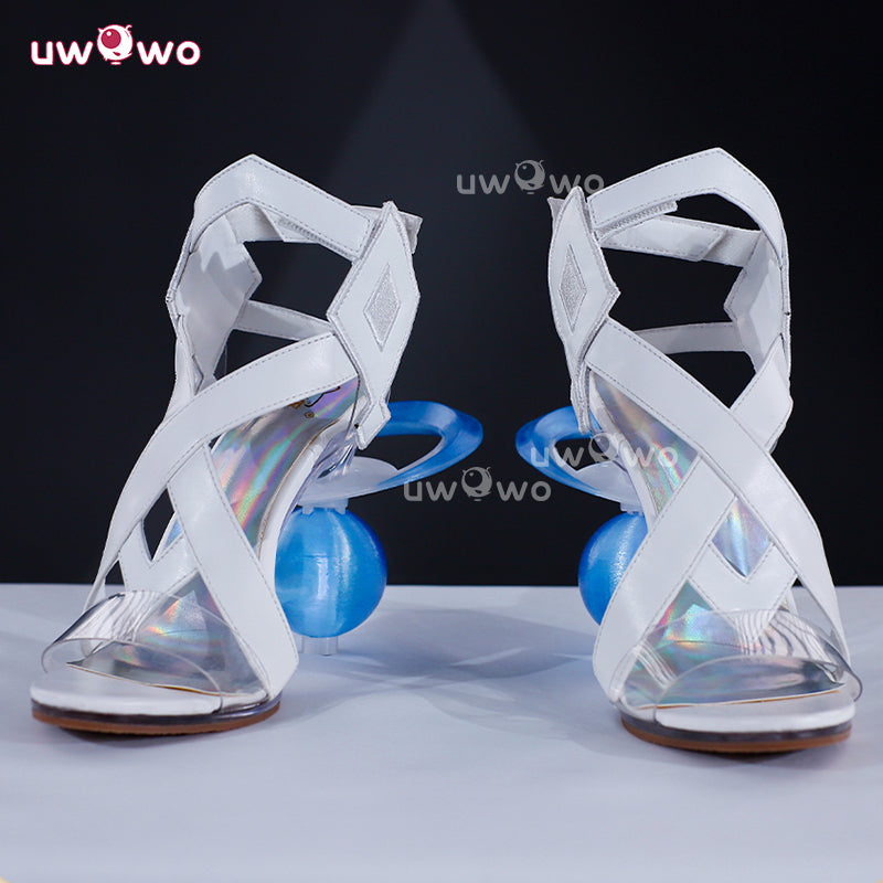 Uwowo Genshin Impact Columbina 'Damselette' Snezhnaya Cosplay Shoes