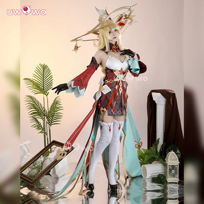 Uwowo Collab Series: Genshin Impact Alice Hexenzirkel Witch Klee's Mother Cosplay Costume XS-2XL