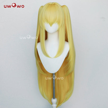 Uwowo Azur Lane x To Love Ru Golden Darkness Cosplay Wig Long Yellow Hair