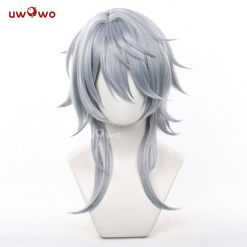 【Pre-sale】Uwowo Honkai: Star Rail Sunday Harmony Cosplay Wig Middle Grey Blue Hair