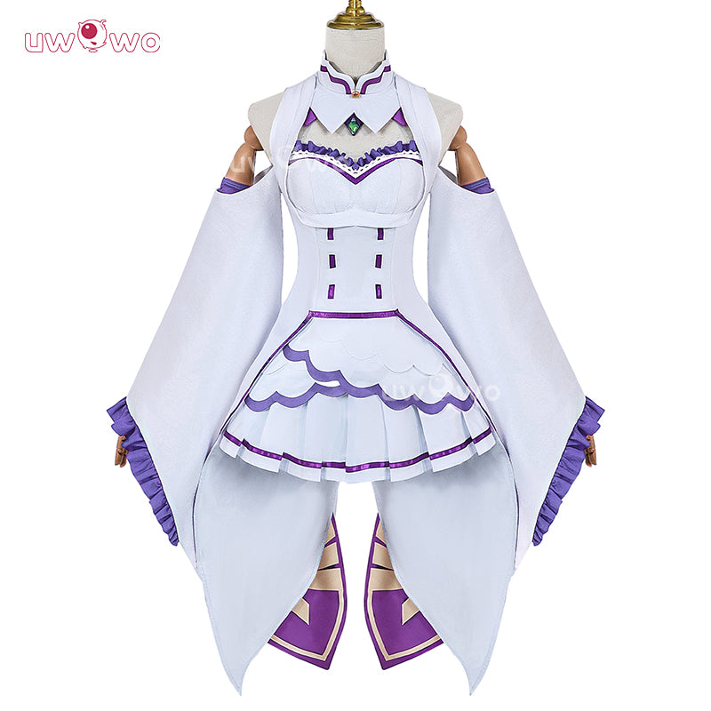 Uwowo Collab Series: Re:Zero Emilia Casual Dress Cosplay Costume