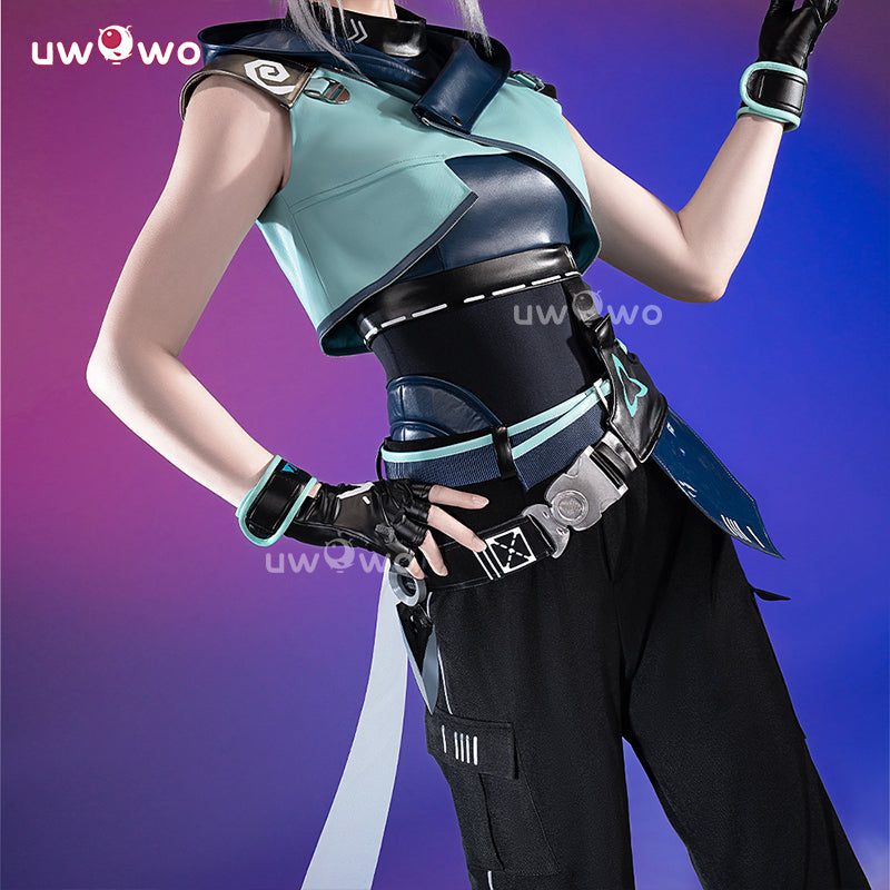 Uwowo Collab Series: Game Valorant Jett Cosplay Costume S-XL