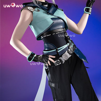 Uwowo Collab Series: Game Valorant Jett Cosplay Costume S-XL