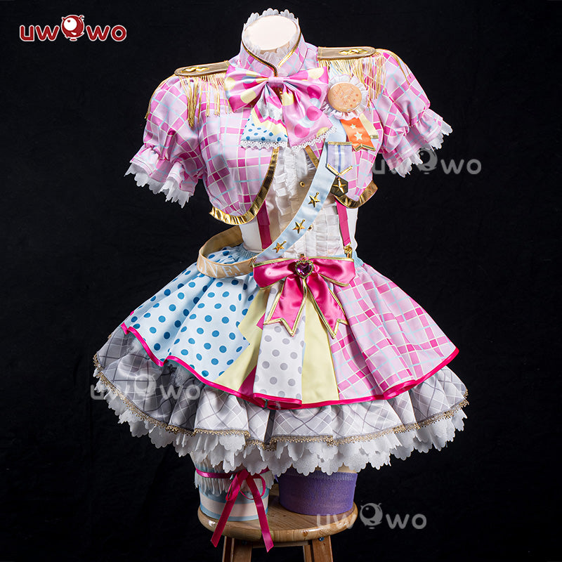 【Pre-sale】Uwowo Love Live! LoveLive Kousaka Honoka Idol ver. Cosplay Costume S-3XL