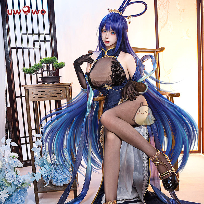【Pre-sale】Uwowo Azur Lane New Jersey Dancing in the Moonlight Gown Boudoir Cosplay Costume