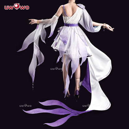 S-3XL INSTOCK Uwowo Game Honkai Star Rail Fanart Robin Wisteria Gown Cosplay Costume