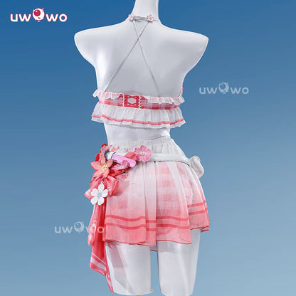 Uwowo Collab Series: Deluxe Chisa Peach Parfait Swimsuit Wuthering Waves WUWA Cosplay Costume S-XL