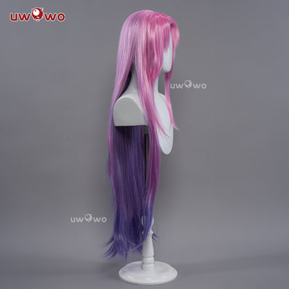 Uwowo Game Rose Cosplay  Wig Long Pink Hair