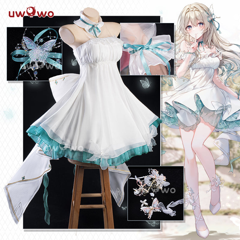 【Pre-sale】Uwowo Game Honkai Star Rail Fanart Firefly Butterfly Cosplay Costume