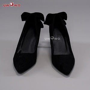 Uwowo V Singer Megurine Rascal Collab Witch Gothic Halloween Cosplay Shoes