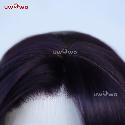 Uwowo Game Cosplay Coven Wig 75cm Purple linen Hair
