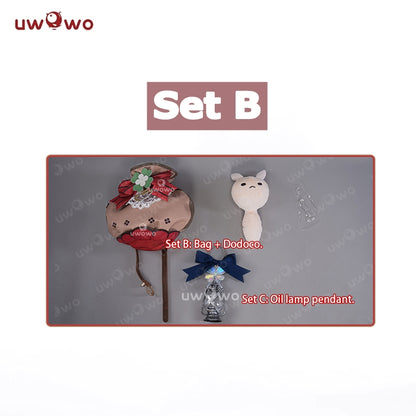 [Last Batch]【In Stock】Uwowo Genshin Impact Klee Blossoming Starlight Witch Halloween Cosplay Costume