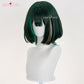 Uwowo Genshin Impact Nefer Cosplay Wig Middle Green Hair