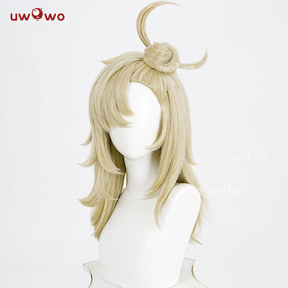 Uwowo Game Zenless Zone Zero ZZZ Piper Wheel Cosplay Wig Long Yellow Hair