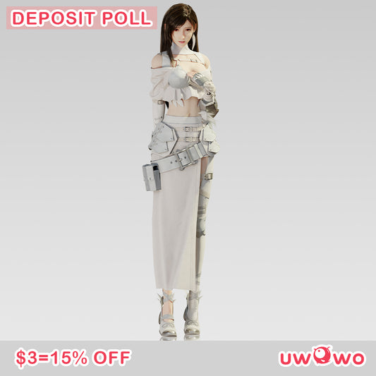 Uwowo Deposit Poll - Final Fantasy 7 Ever Crisis Tifa Feather Style Cosplay Costume