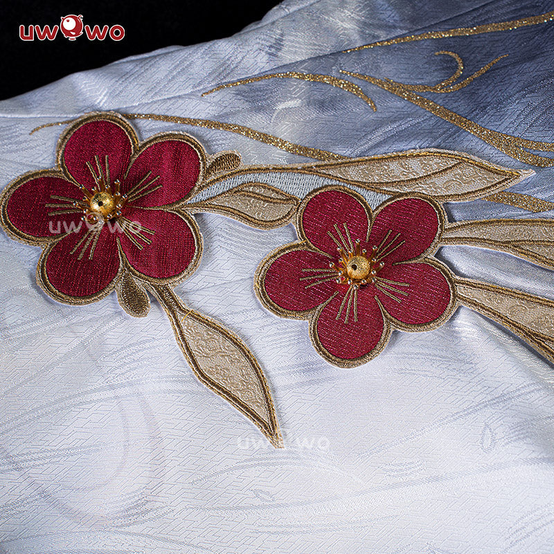 Uwowo Genshin Impact Fanart Shenhe Plum Blossom Chinese Style Cosplay Costume